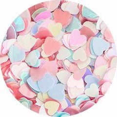 Glitter Pastel Sugar Heart NEW!