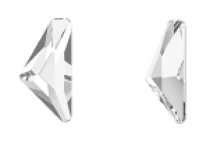 2738 CRYSTAL  F / Paquete con 2 piezas