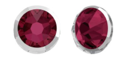 2088 BURGUNDY LT CHROMEZ  F / Paquete con 20 piezas
