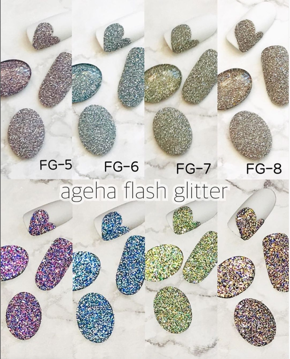 Ageha Flash Glitter Collection [8pzs] NEW!