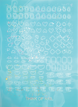 MohaeMohae Sticker [Shape Ver. Blue] NEW !