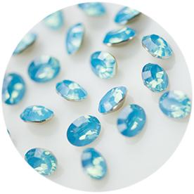 Nail Labo Fairy Stone V Cut Oval Aquamarine NEW!